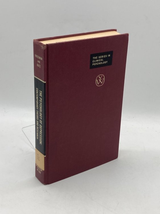 The Psychology of Depression Contemporary Theory and Research