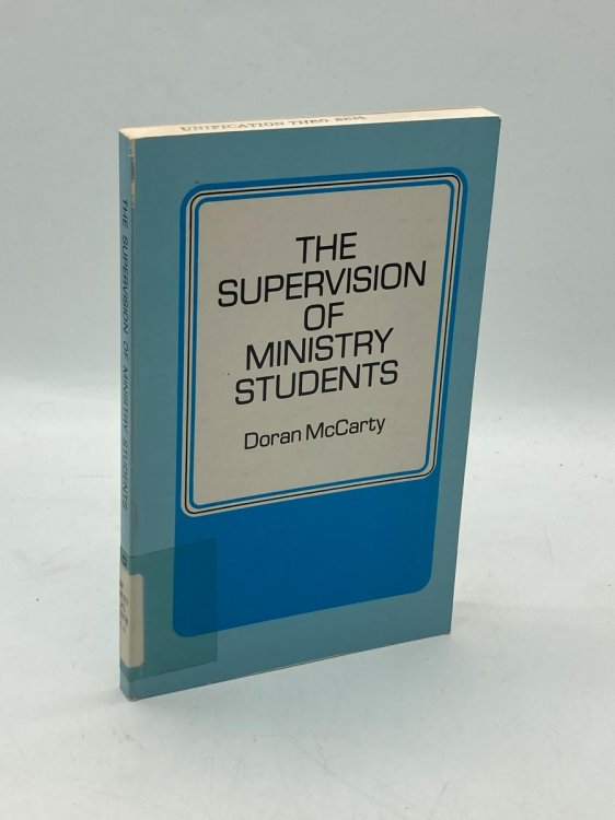 The Supervision of Ministry Students