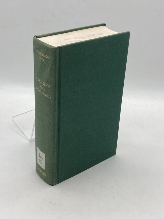 A Decade of Bible Bibliography The Book Lists of the Society for Old Testament Study 1957-1966