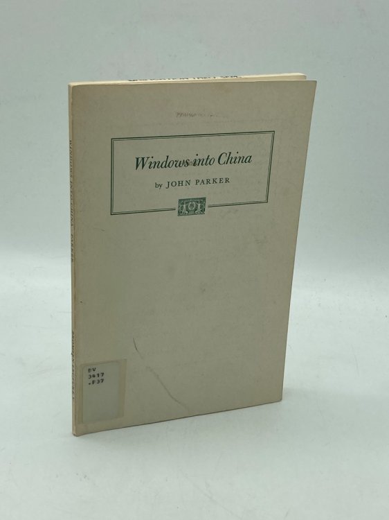 Windows Into China The Jesuits and Their Books, 1580-1730 : Delivered on the Occasion of the Fifth Annual Bromsen Lecture, April 30, 1977