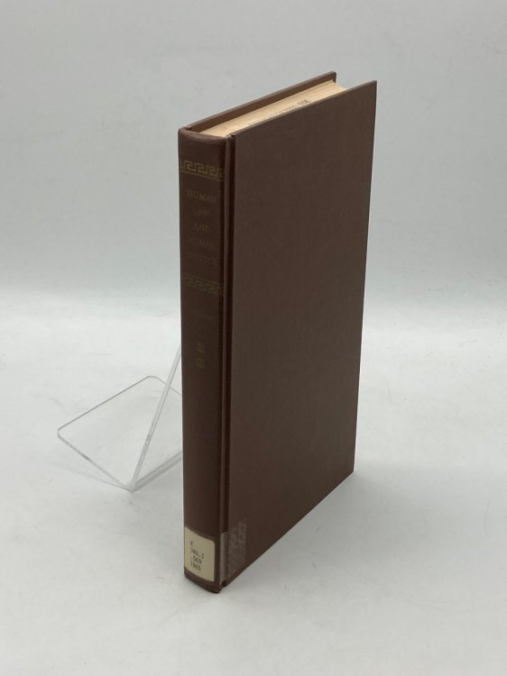 Human Law and Human Justice