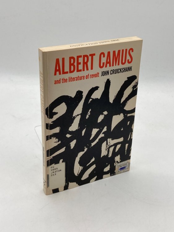 Albert Camus and the Literature of Revolt