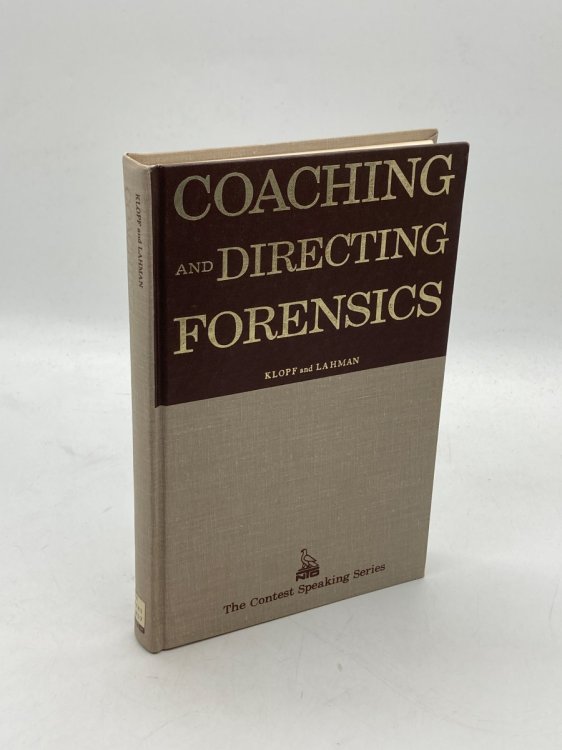 Coaching and Directing Forensics