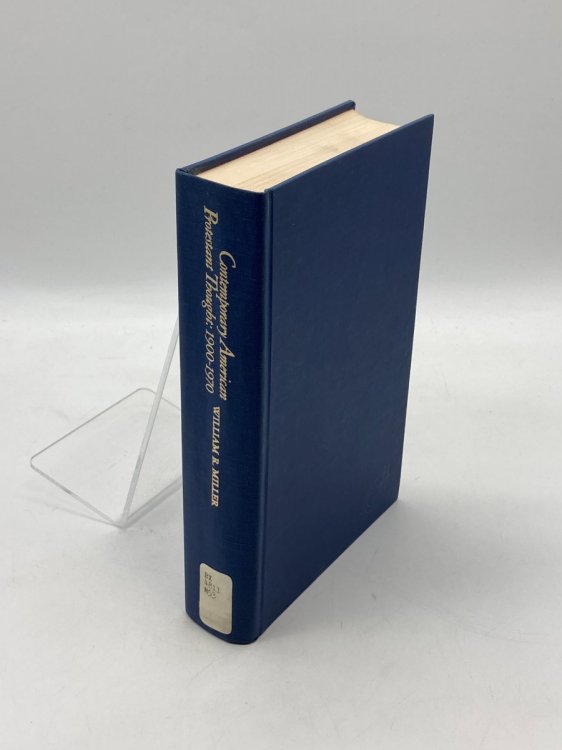 Contemporary American Protestant Thought 1900-1970