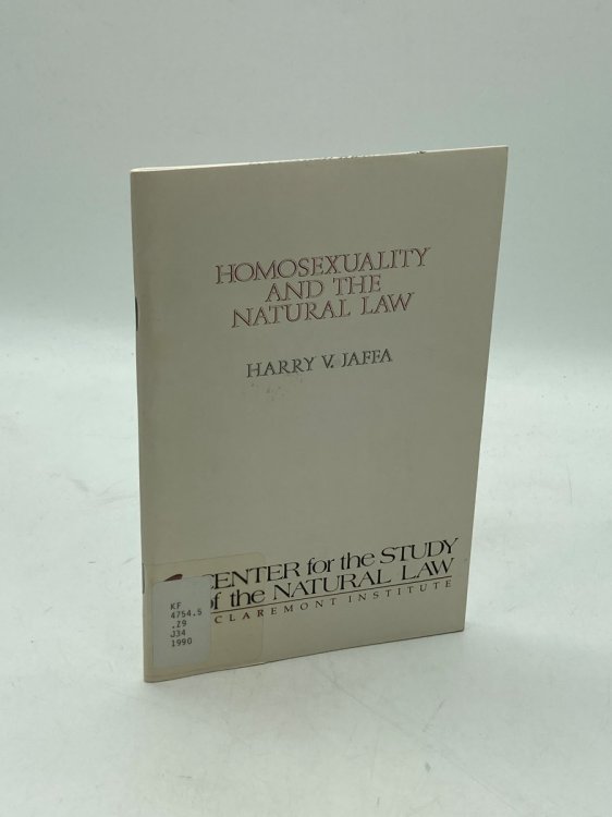 Homosexuality and the Natural Law