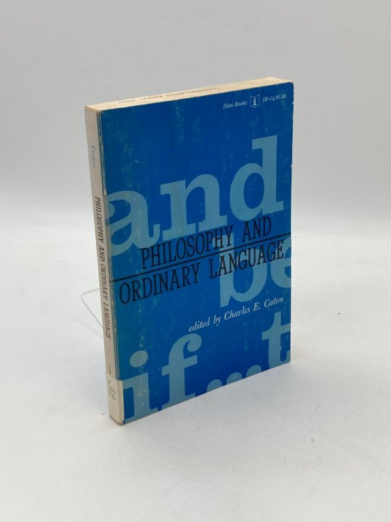 Philosophy and Ordinary Language