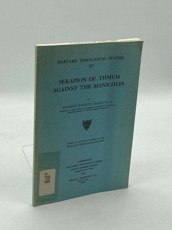 Serapion of Thmuis Against the Manichees