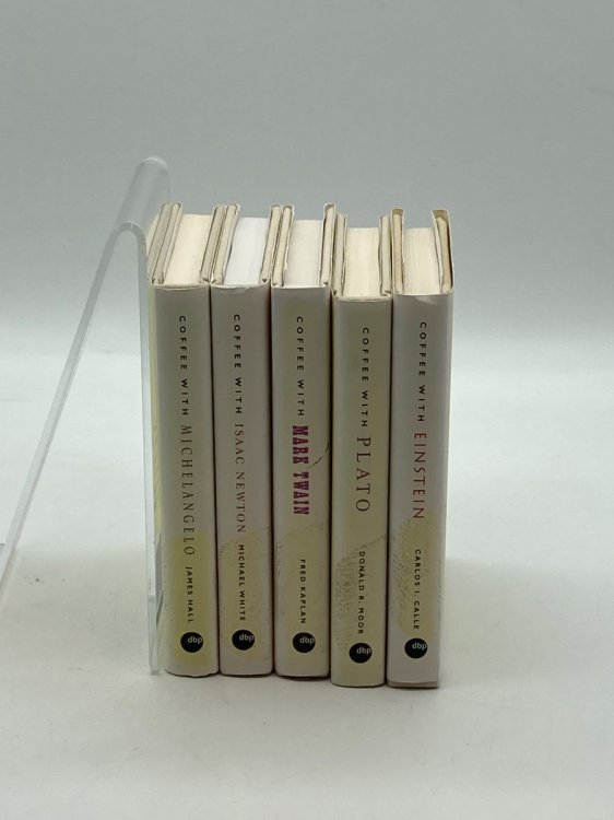 Coffee with Michelangelo; Isaac Newton; Mark Twain; Einstein; and Plato 5 Volume Bundle Coffee with Series