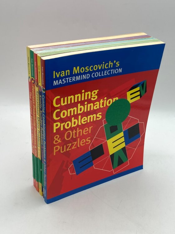 5 Paperbacks From Ivan Moscovich's Mastermind Collection Bundle The Hinged Square; Peerless Probability Problems; Sensational Shape Problems; Knotty Number Problems; Cunning Combination Problems