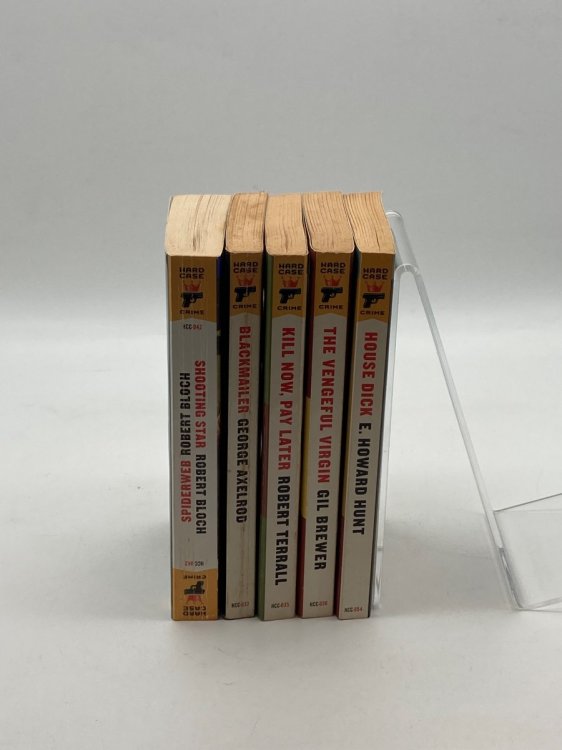 5 Hard Case Erotica Crime Novels House Dick; the Vengeful Virgin; Kill Now, Pay Later; Shooting Star; Blackmailer
