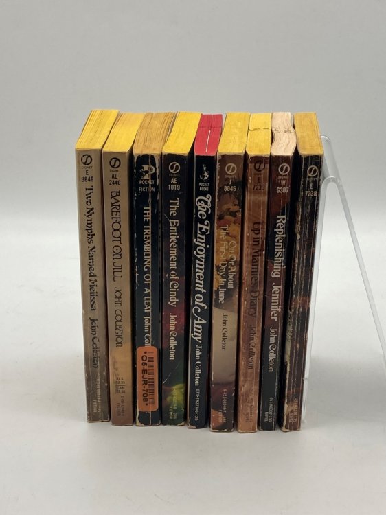 9 John Colleton Erotica Bundle Pleasures of Cloris; Replenishing Jennifer; Up in Mamie's Diary; on or about the First Day in June; the Enjoyment of Amy; the Enticement of Cindy; the Trembling of a Leaf; Barefoot on Jill; Two Nymphs Named Melissa