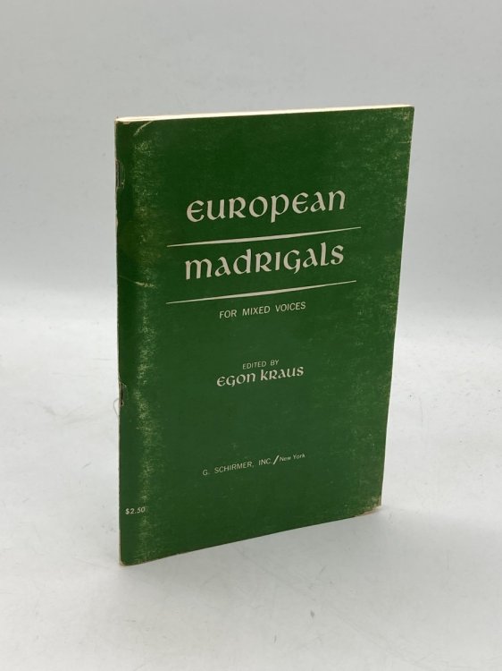 European Madrigals for Mixed Voices