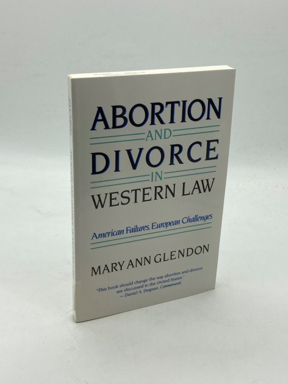 Abortion and Divorce in Western Law