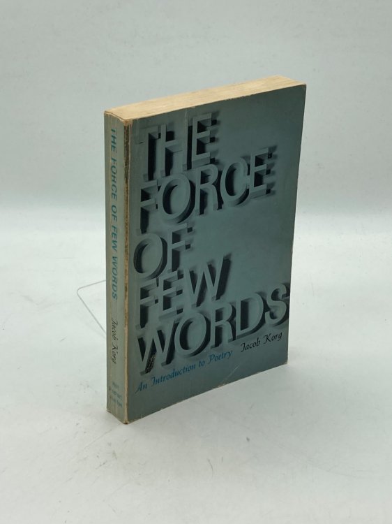 The Force of New Words An Introduction to Poetry