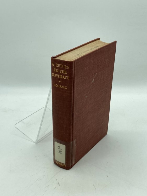 A Return to the Novitiate Principles of the Religious Life