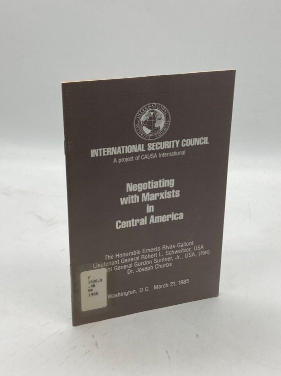 Negotiating with Marxists in Central America