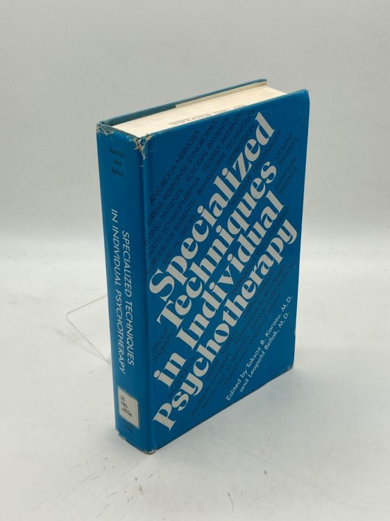 Specialized Techniques in Individual Psychotherapy