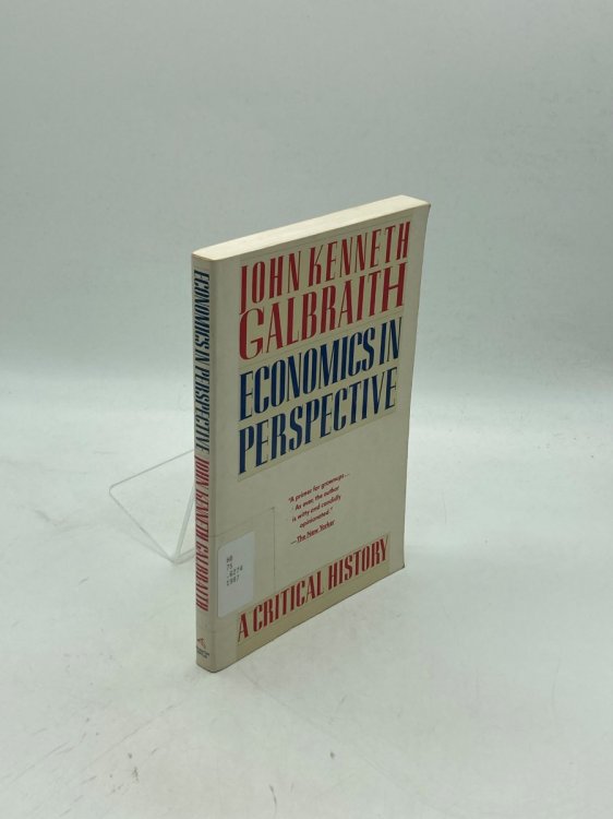 Image for Economics in Perspective A Critical History Economics in Perspective A Critical History