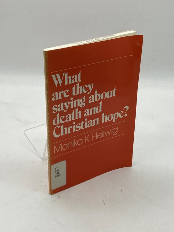 What Are They Saying about Death and Christian Hope