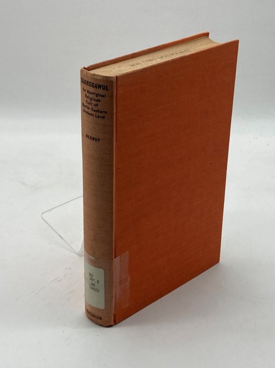 Djanggawul An Aboriginal Religious Cult of North-Eastern Anhem Land