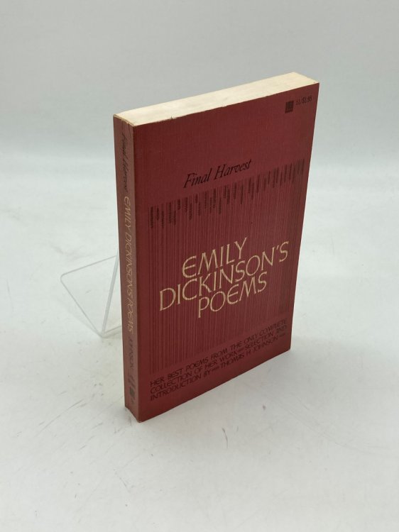 Final Harvest Emily Dickinson's Poems