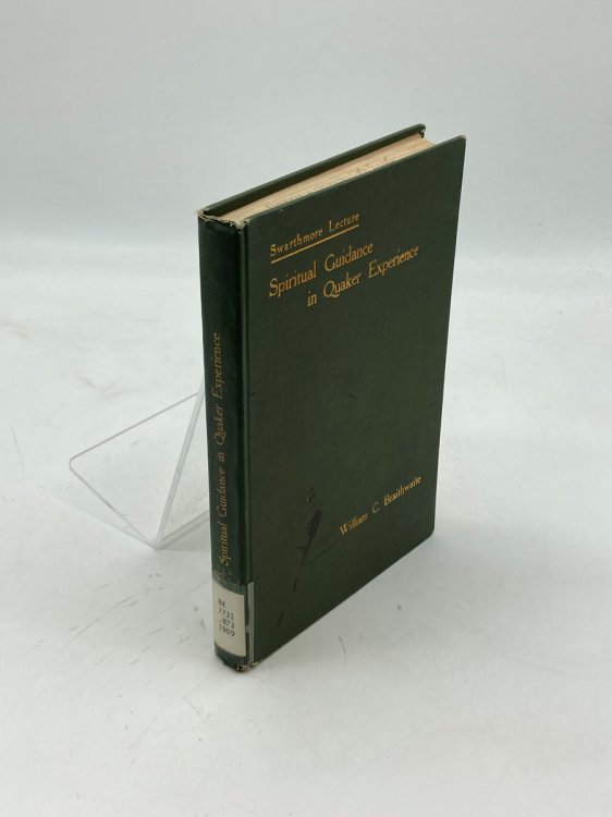 Spiritual Guidance in the Experience of the Society of Friends