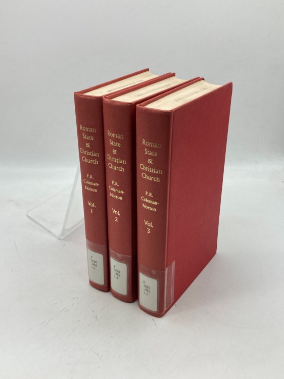 Roman State & Christian Church Volumes 1, 2, and 3 A Collection of Legal Documents to A. D. 535