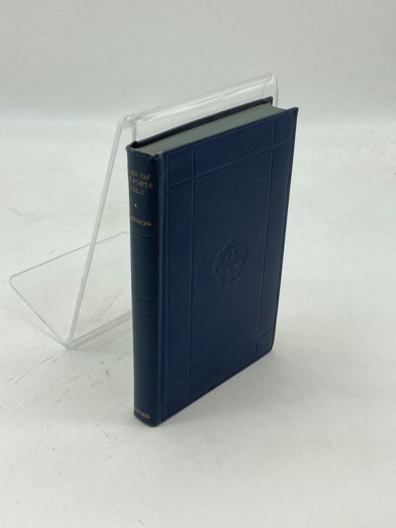Lives of the English Poets Volume 1