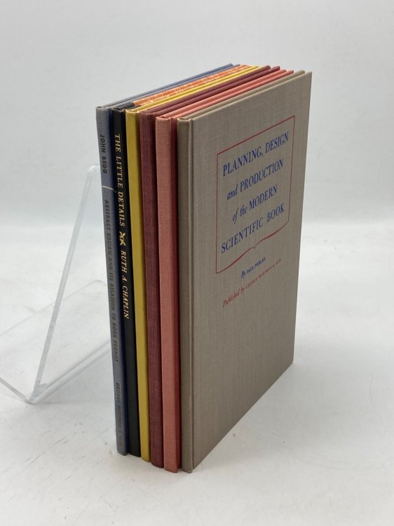 6 George Mckibbin & Son Hardcovers about Books and Printing Abstract Design and its Relation to Book Format; Planning, Design and Production of the Modern Scientific Book; the Little Details; a Rendezvous with the Book; Lettering; Legibility