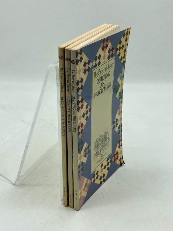 3 the Pattern Library Paperbacks Quilting and Patchwork; Crochet Medallions; Rugs and Wall Hangings