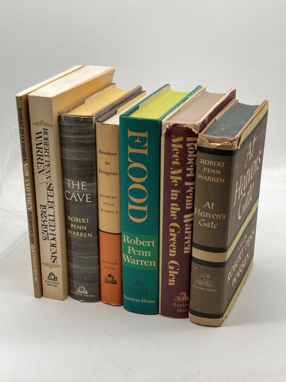 7 Robert Penn Warren Books Lot Meet Me in the Green Glen (HC) ; Flood (HC) ; Brother to Dragons (HC) ; the Cave (HC) ; At Heaven's Gate (HC) ; Selected Poems (1923-1975 - PB) ; Now and Then (Poems 1976-1978)