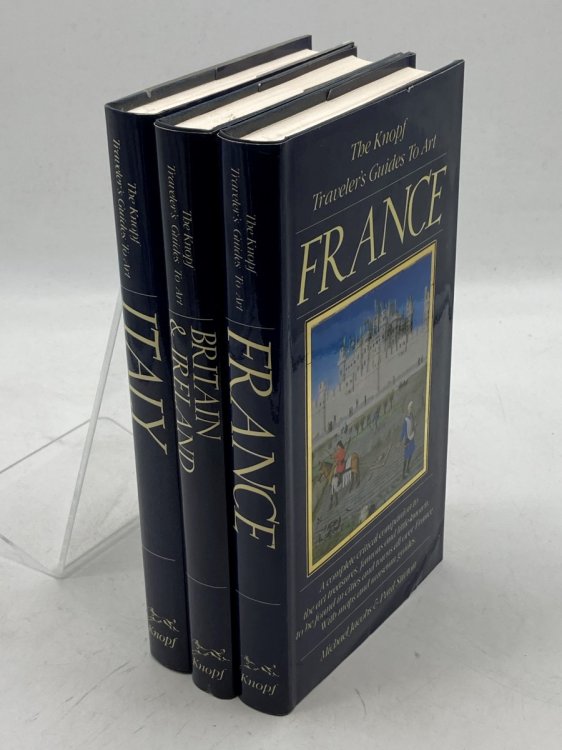 The Knopf Traveler's Guides to Art 3 Volume Hardcover Bundle Italy; Britain & Ireland; France
