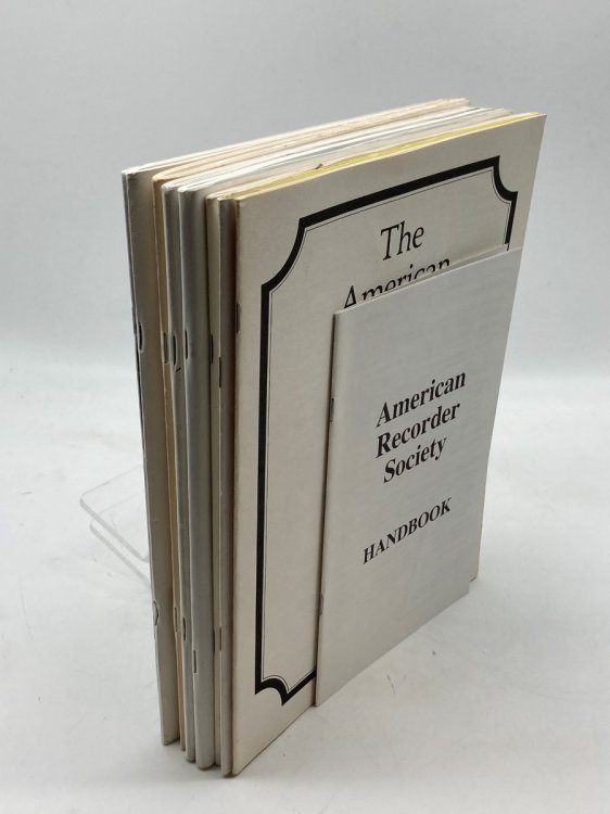 9 Issues of American Recorder Society 1980s 6 Directories; 2 Education Program Pamphlets; 1 Society Handbook + Inserts; Newsletetters
