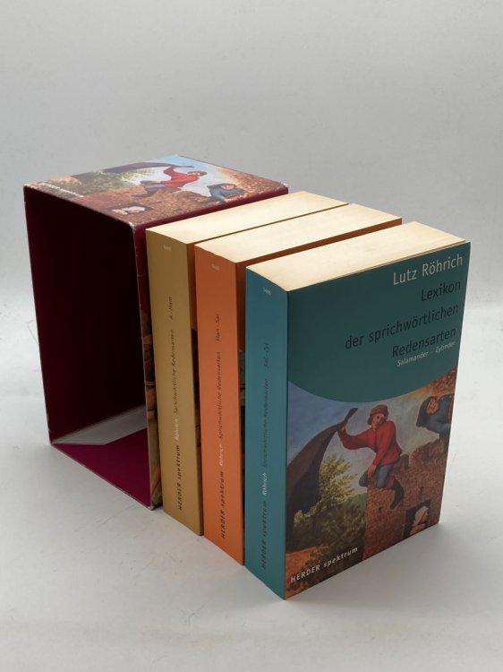 Lexikon Der Sprichwrtlichen Redensarten. Band 1-3 (Boxed Set)