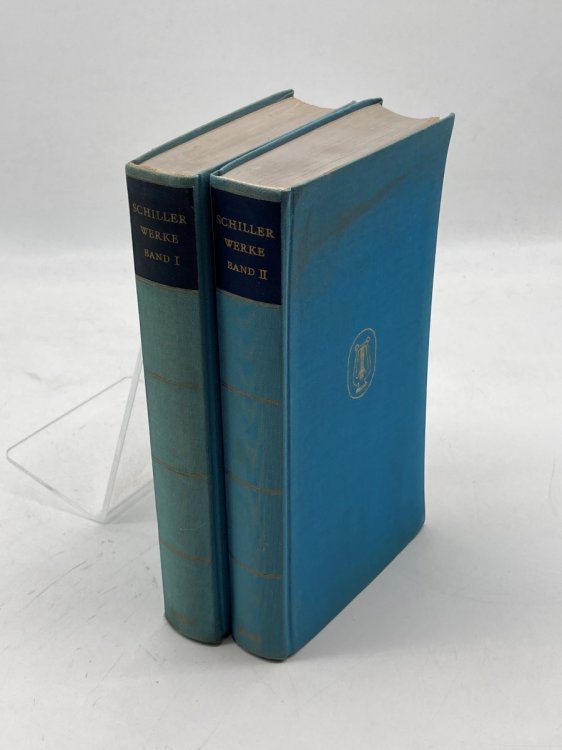 Schillers Werke Band 1 + 2 (German) Schiller's Works in 2 Volumes