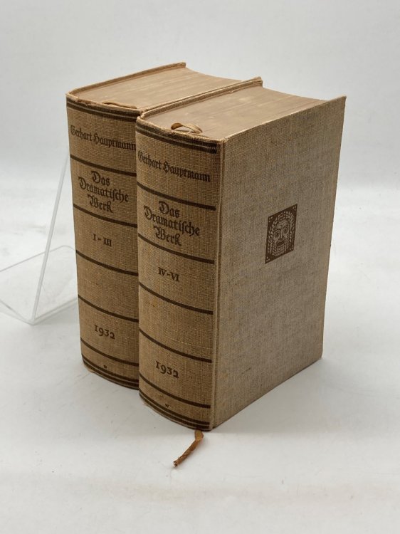 Gerhart Hauptmann Das Dramatische Werk (German) The Dramatic Work of Gerhart Hauptmann Six Parts in 2 Volumes