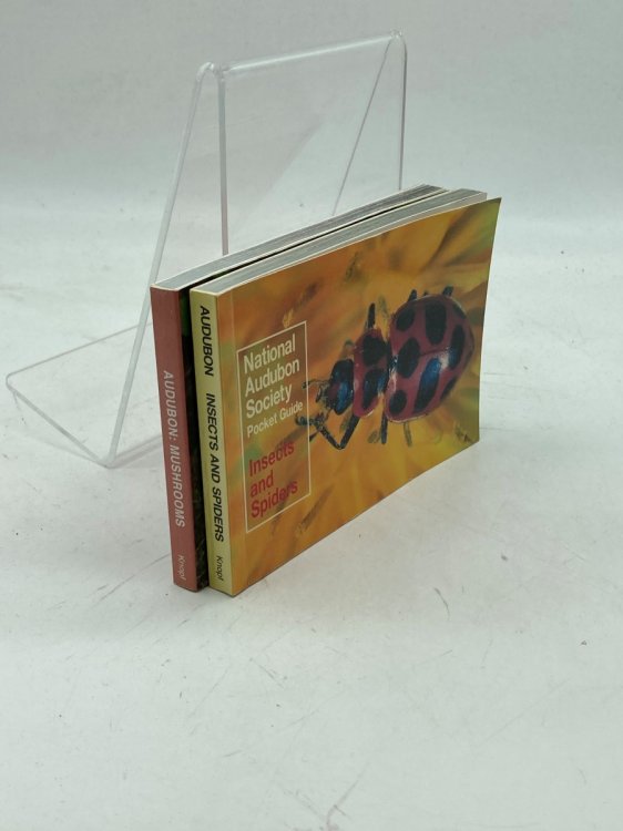 2 National Audubon Society Pocket Guides Insects and Spiders; Familiar Mushrooms