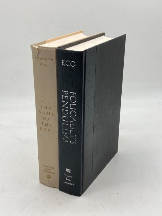 2 Umberto Eco Hardcovers: Name of the Rose; Foucault's Pendulum