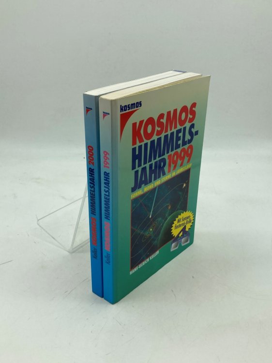 Kosmos Himmels-Jahr 1999 and 2000 (2 Books) Sonne, Mond Und Sterne Im Jahreslauf