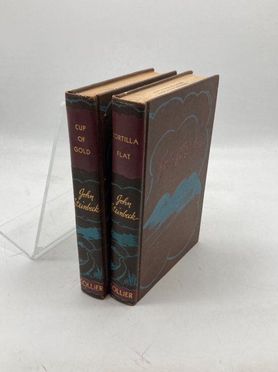 2 John Steinbeck Hardcovers Cup of Gold; Tortilla Flat