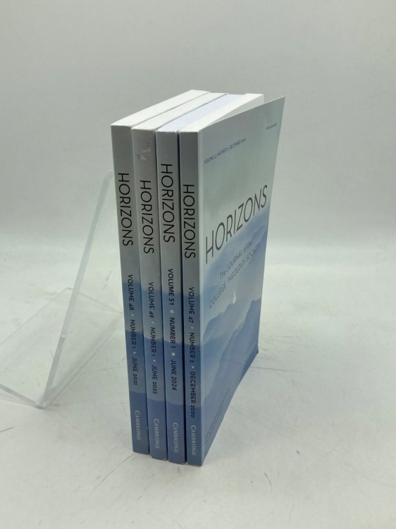 4 Issues of Horizons Magazine Volumes 47, No 2; 48 No 1; 49 No 1; 51 No 1 (2020 - 2024) The Journal of the College Theology Society