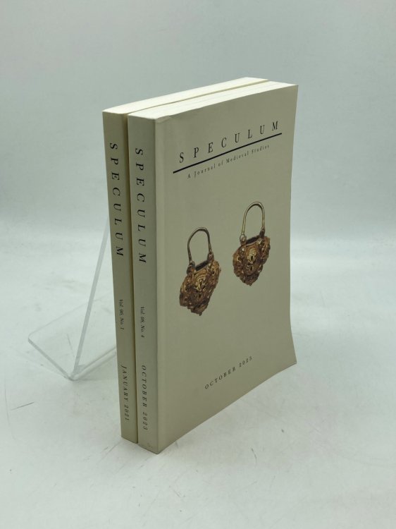 Speculum Journal Issues January 2021 and October 2023 A Journal of Medieval Studies