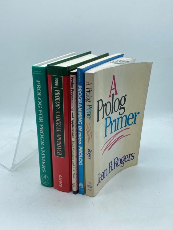 Lot of 5 Vintage Books on Prolog Programming