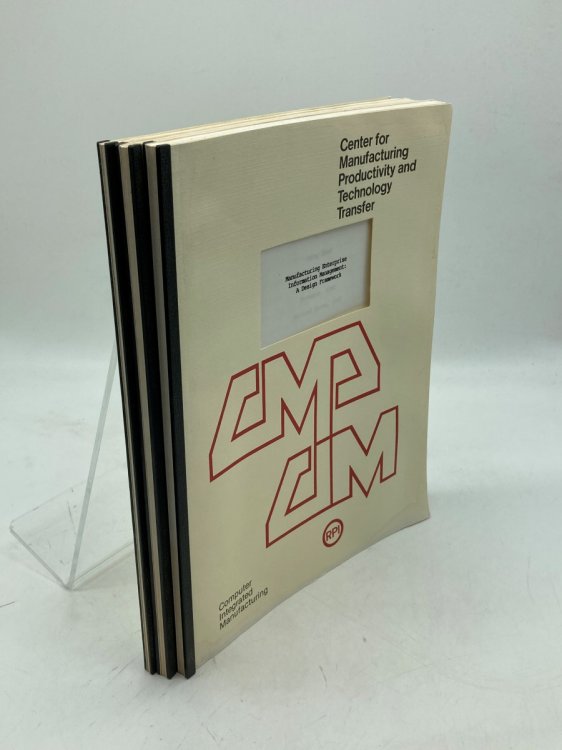 3 Issues of CIM (Computer Integrated Manufacturing) Program from 1987 Design Method for Manufacturing Information Management; Manufacturing Enterprise Information Management; Integration of Data and Knowledge Management
