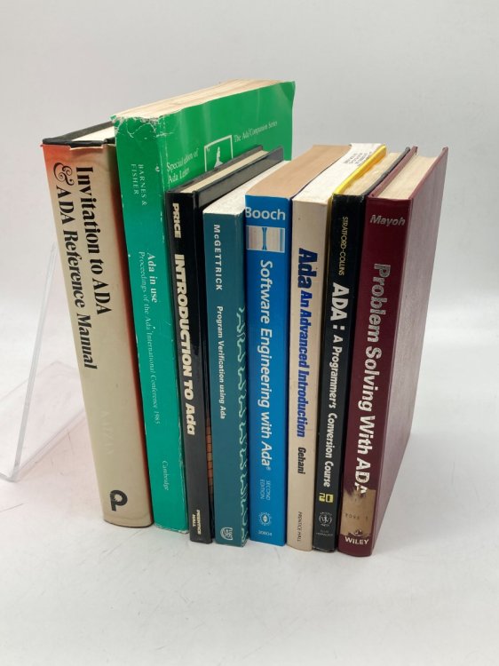 Lot of Vintage 8 Books on ADA Programming