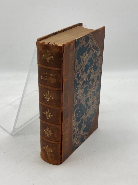 La Sainte Bible Traduction D'Apres Les Textes Originaux Par L'Abbe A. Crampon Chanoine D'Amiens
