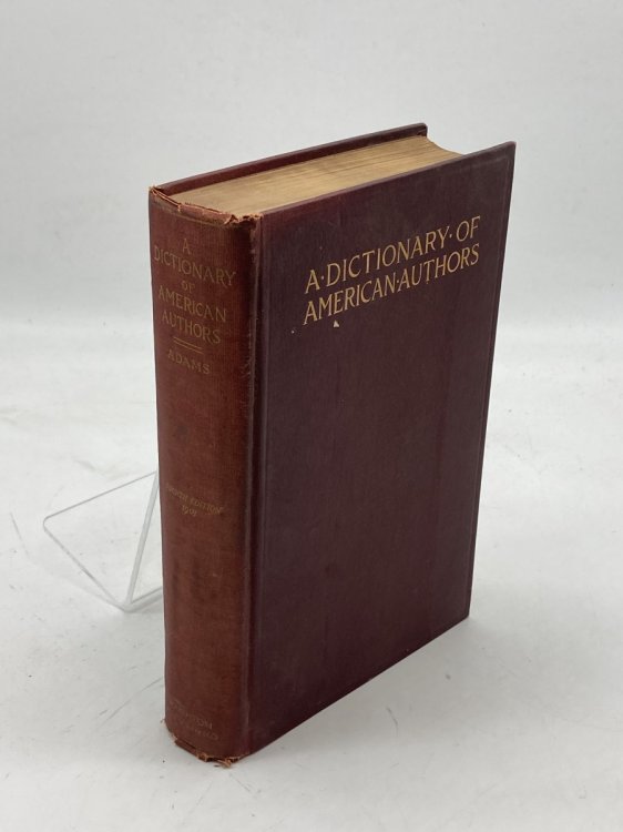A Dictionary of American Authors