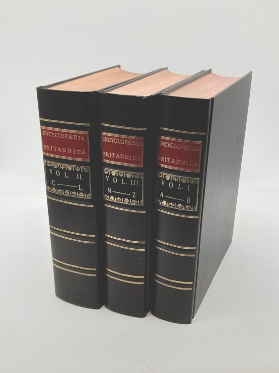 Authentic Replica Facsimile of the First Edition of the Encyclopaedia Britannica 1979 In 3 Volumes