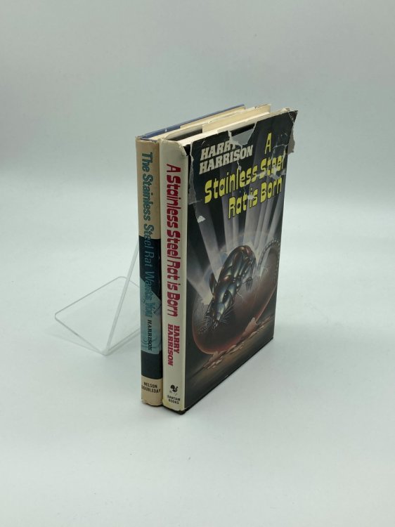 A Stainless Steel Rat is Born + the Stainless Steel Rat Wants You Harry Harrison Bundle 2 Volumes