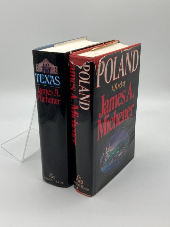 Texas + Poland 2 Michener Hardcovers